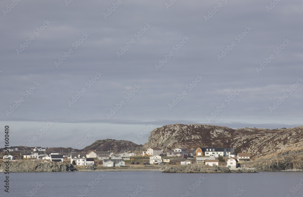 Fog over Harbor, Twillingate, Newfoundland, Canada Fog over Harbor, Twillingate, Newfoundland, Canada