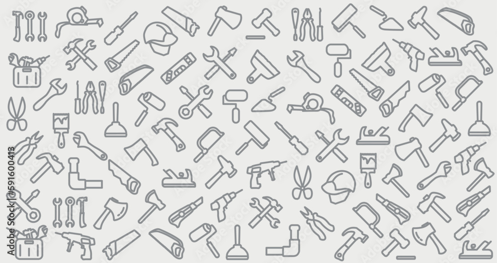 tools icon background. repair tools vector icon background.