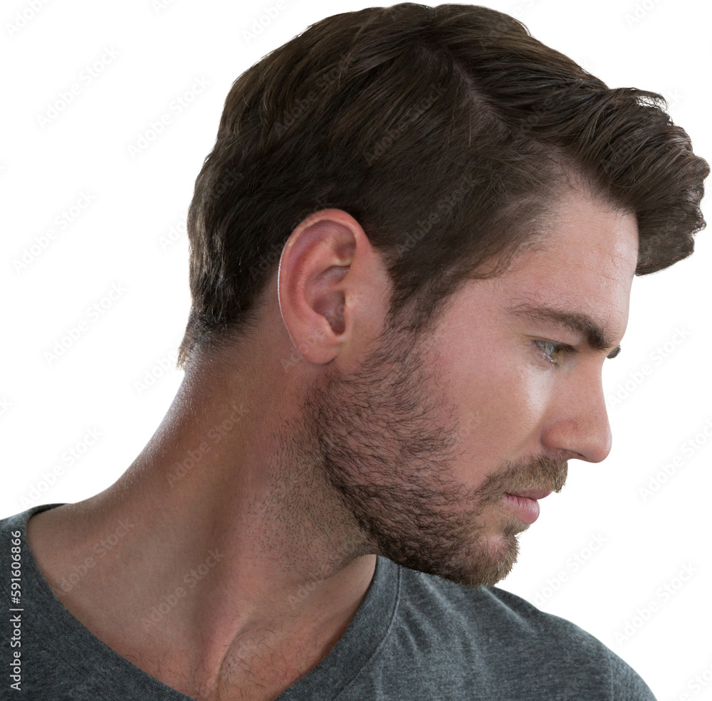 Obraz premium Man looking away