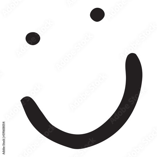 Digital image of smiley face