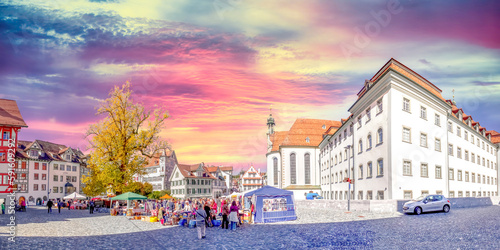 Altstadt, Sankt Gallen, Schweiz 