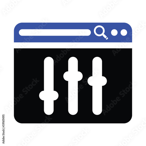 Browser Equalizer Icon