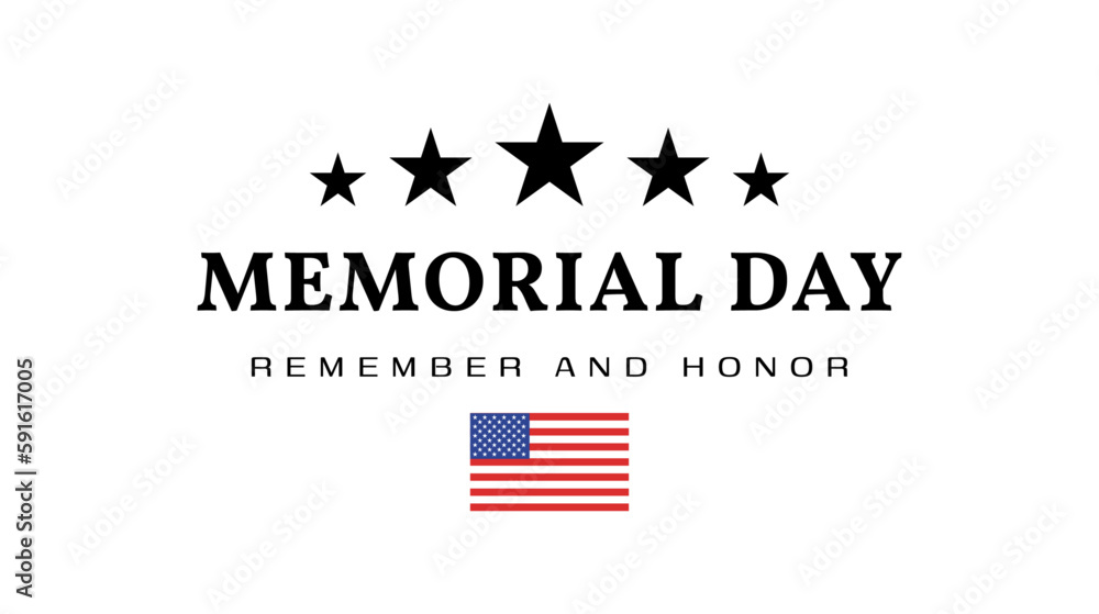 Obraz premium Memorial Day USA