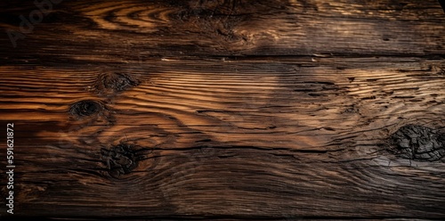 Old wood texture, captured in tabletop photography style for artistic and rustic appeal. Generative AI