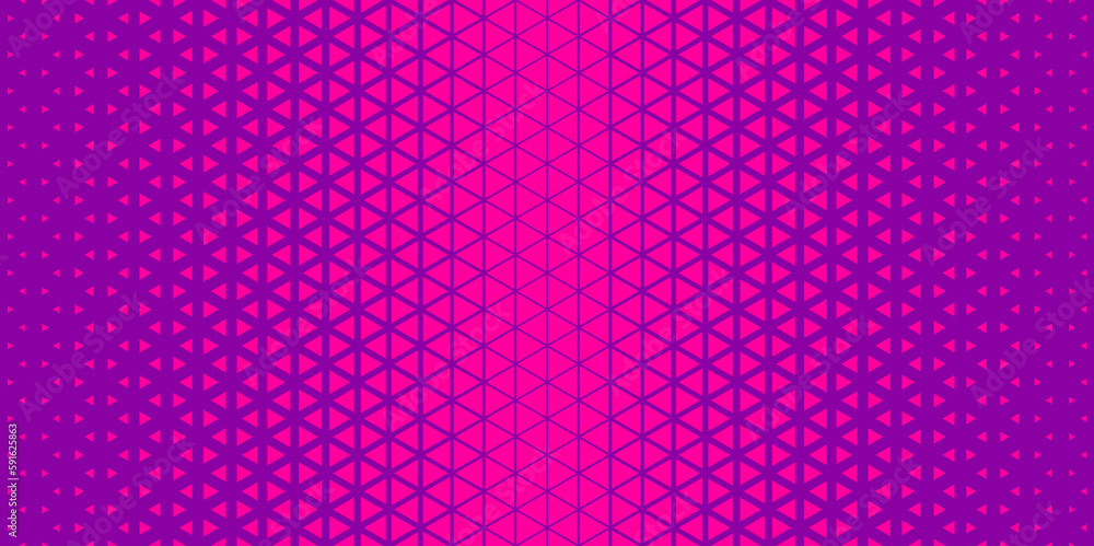 Purple pink halftone triangles pattern. Abstract geometric gradient background. Vector illustration. Purple pink halftone triangles pattern. Abstract geometric gradient background. Vector illustration.
