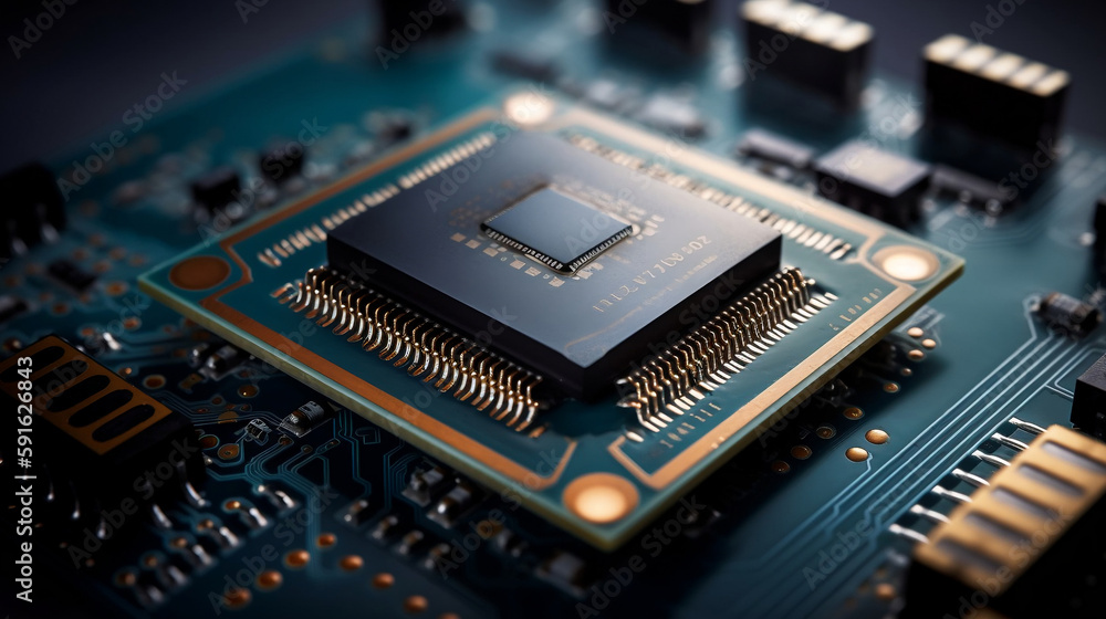 integrated microchip, Generative Ai integrated microchip, Generative Ai