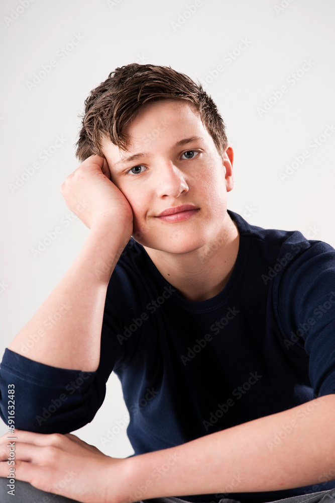 Portrait of Teenage Boy Portrait of Teenage Boy