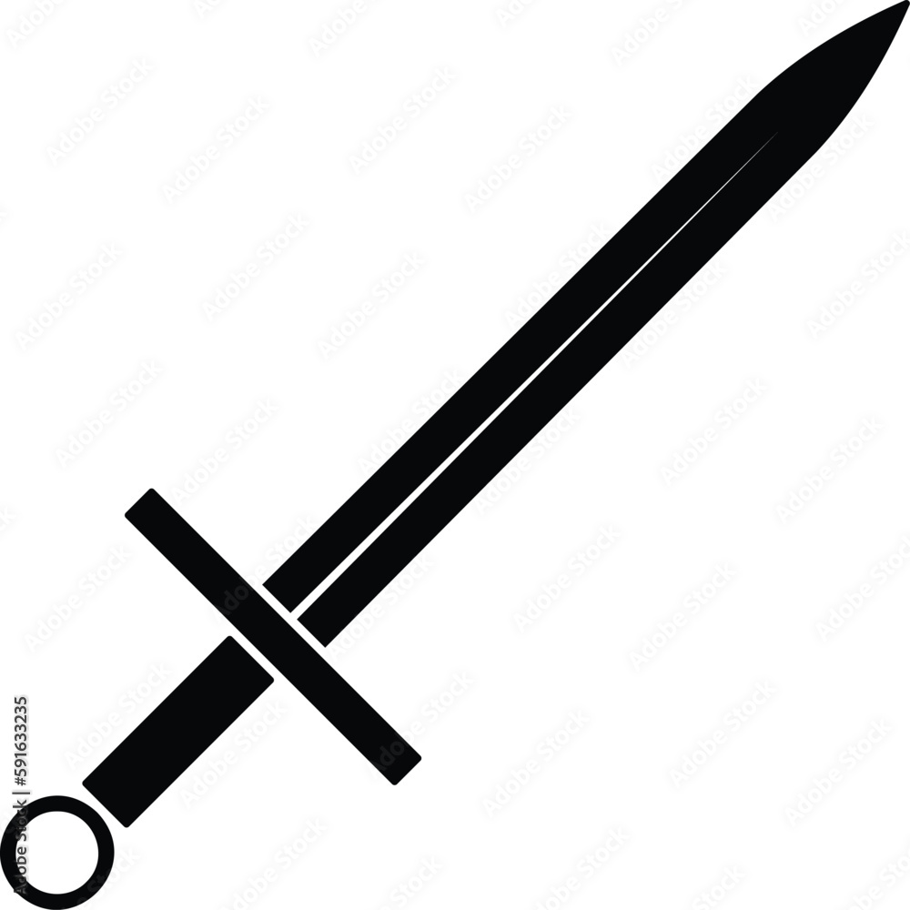 Combat knives vector icon , Knife icons in black & white Combat knives vector icon , Knife icons in black & white