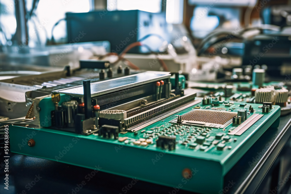 Electronics Manufacturing with Automated Pick and Place. Generative AI Electronics Manufacturing with Automated Pick and Place. Generative AI