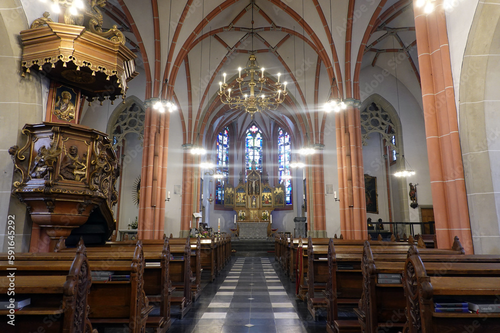 katholische Pfarrkirche St. Margareta - Innenansicht