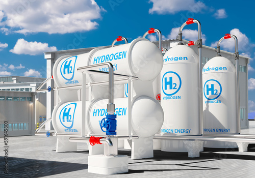 Bild auf Leinwand Hydrogen energy