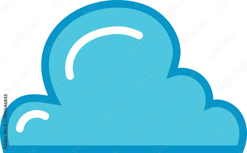 Cute Cloud Element Illustration Cute Cloud Element Illustration