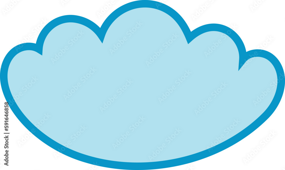 Cute Cloud Element Illustration Cute Cloud Element Illustration