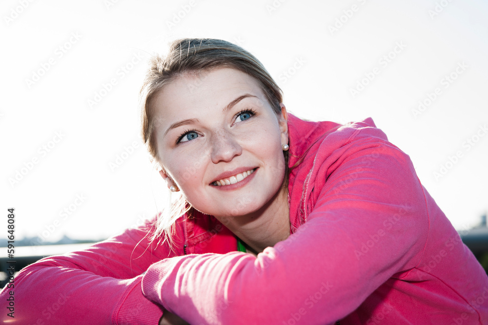Portrait of Young Woman, Worms, Rhineland-Palatinate, Germany Portrait of Young Woman, Worms, Rhineland-Palatinate, Germany