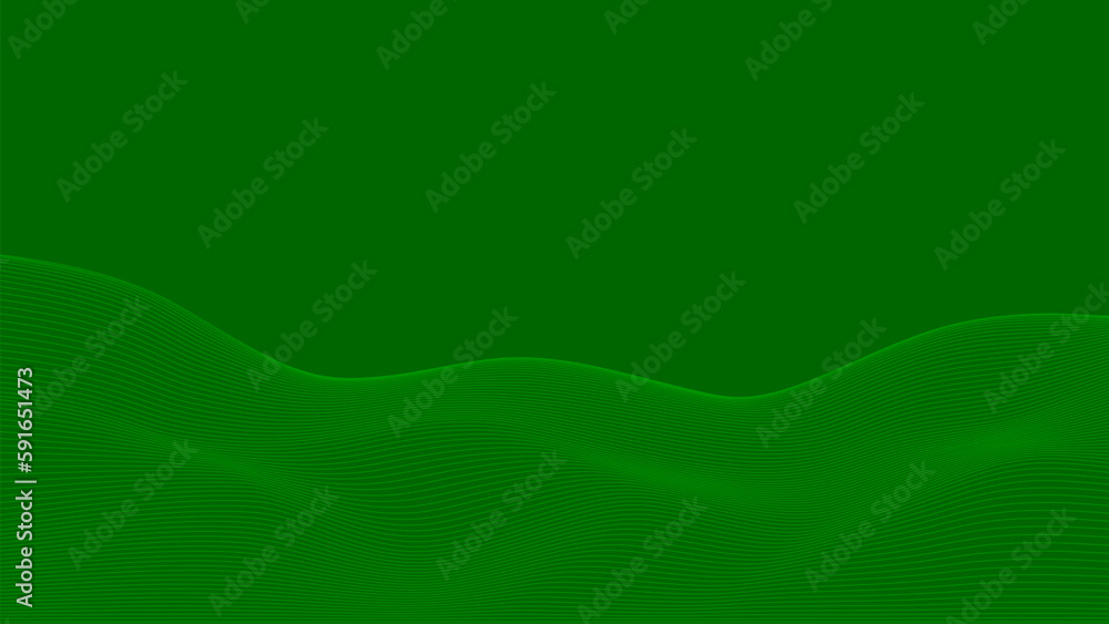 Green background Bright Green wave lines. Flowing green waves design Abstract digital wave. Flow. Line Vector illustration for tech futuristic innovation concept modern Background Graphic design. Land Green background Bright Green wave lines. Flowing green waves design Abstract digital wave. Flow. Line Vector illustration for tech futuristic innovation concept modern Background Graphic design. Land