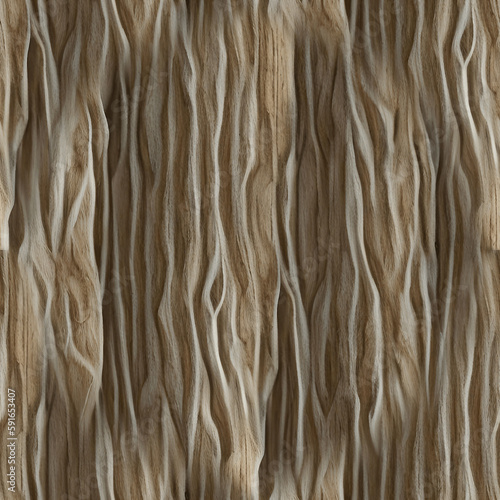 Abstract texture, stylization of tree bark trunk, created in artificial intelligence
