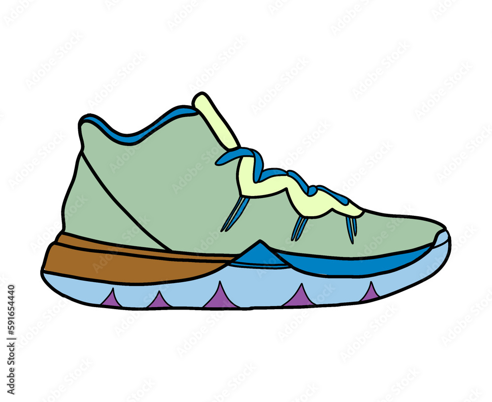 Sneakers isolated on transparent background Sneakers isolated on transparent background