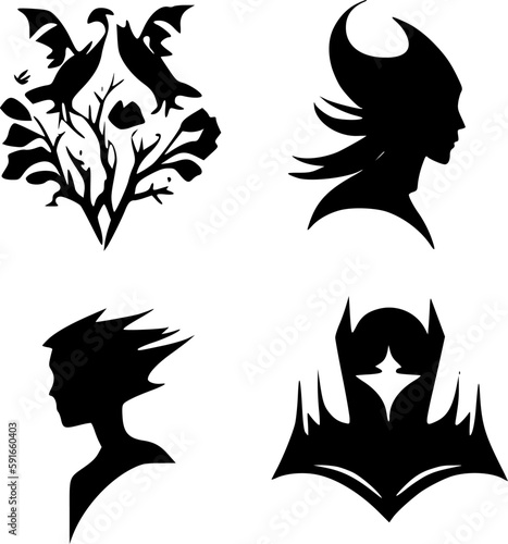 Fantasy - High Quality Vector Logo - Vector illustration ideal for T-shirt graphic