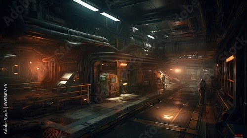 Scifi Game Art Environment