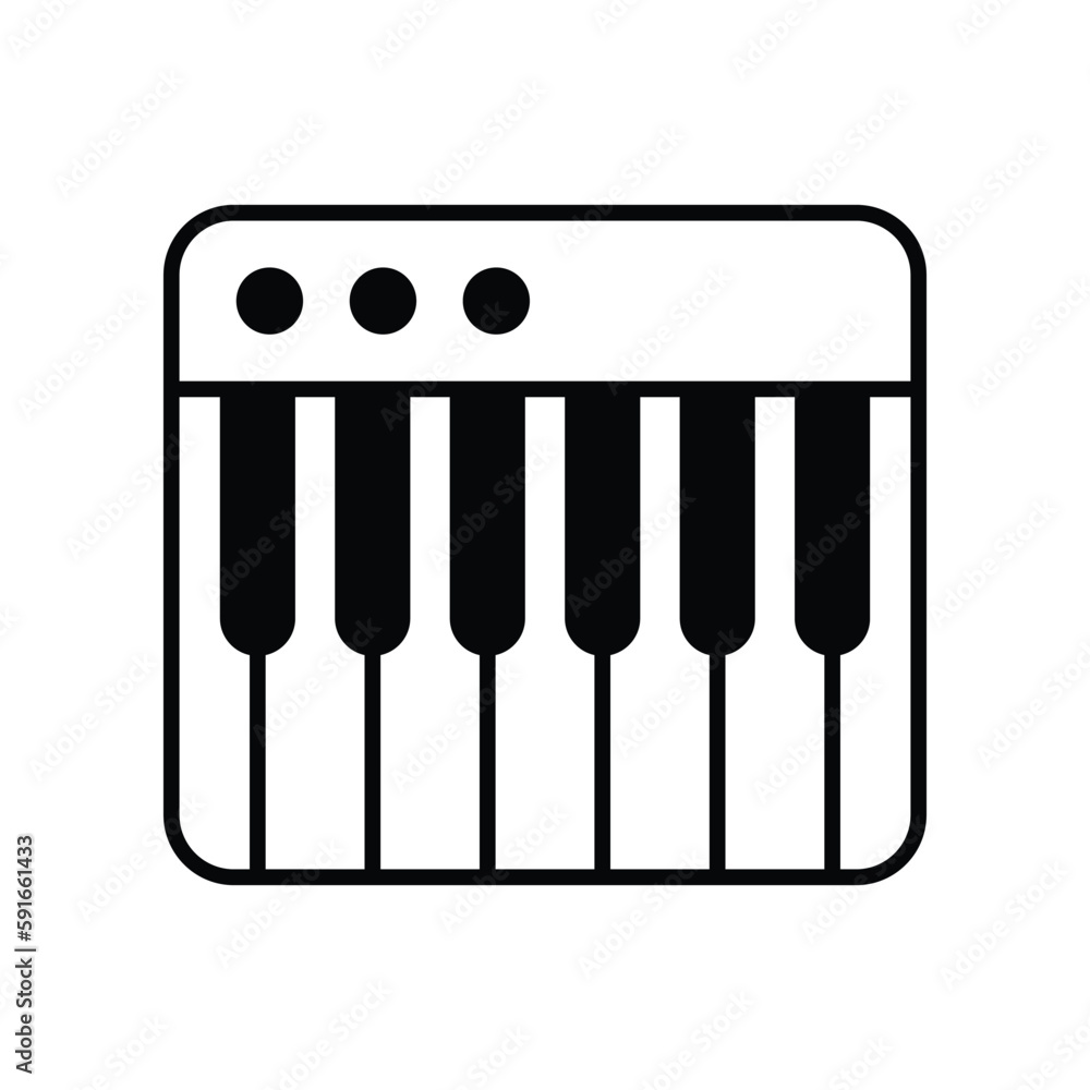Synthesizer icon. Suitable for Web Page, Mobile App, UI, UX and GUI design Synthesizer icon. Suitable for Web Page, Mobile App, UI, UX and GUI design