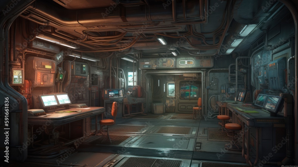Scifi Game Art Environment Scifi Game Art Environment