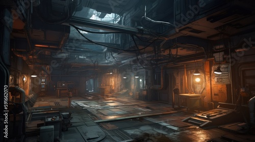 Scifi Game Art Video Games Environment