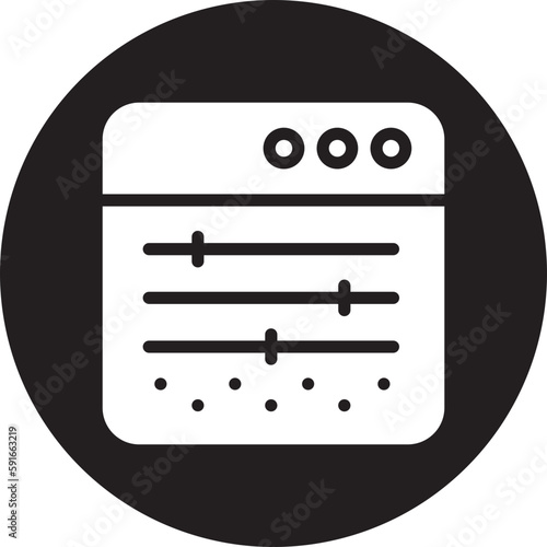 mixing glyph icon