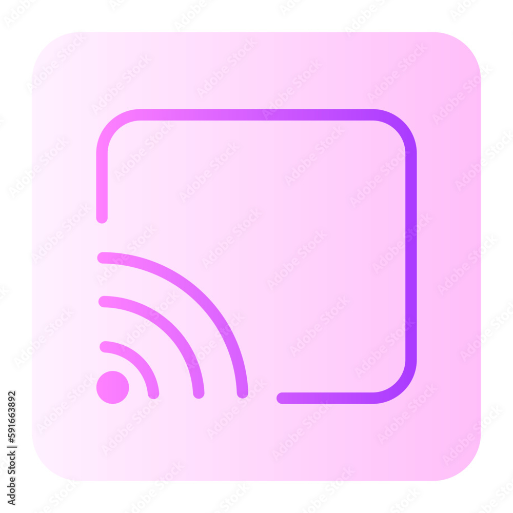 cast gradient icon cast gradient icon