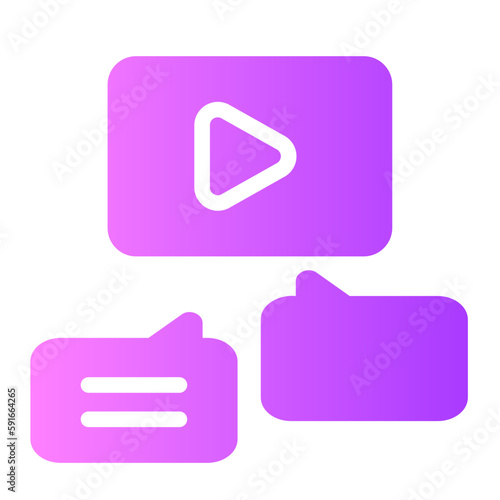 comments gradient icon