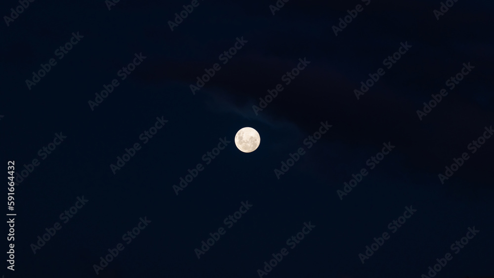 Full moon on the the night sky. Full moon on the the night sky.