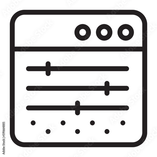 mixing line icon