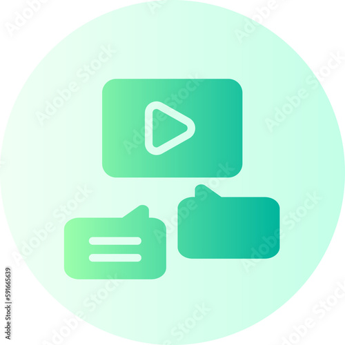 comments gradient icon