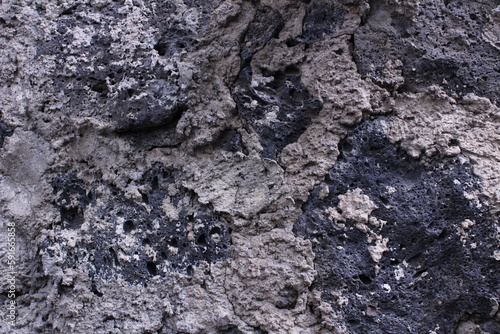 Fotograf  a de textura  rocas y cemento  porosidad