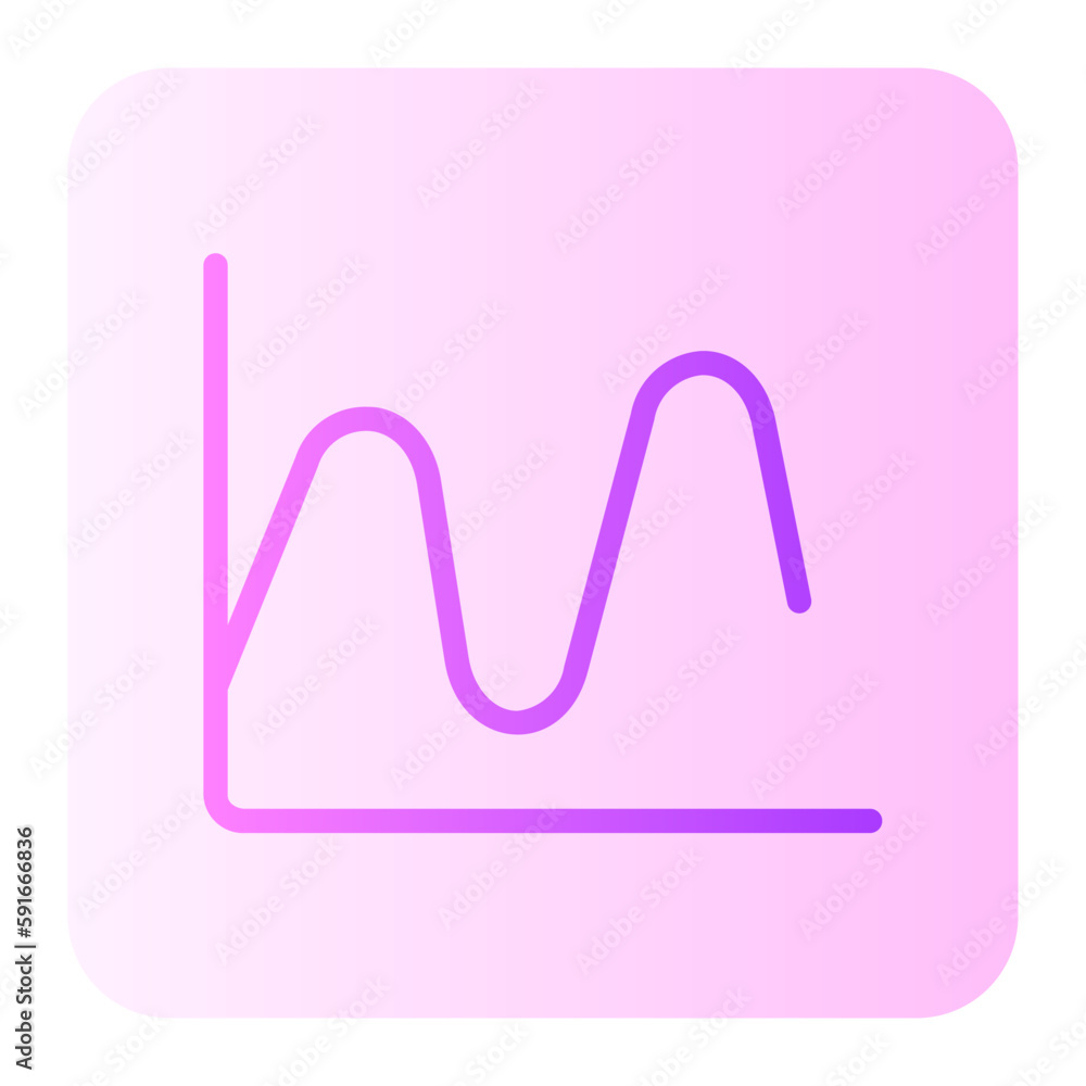 fluctuation gradient icon