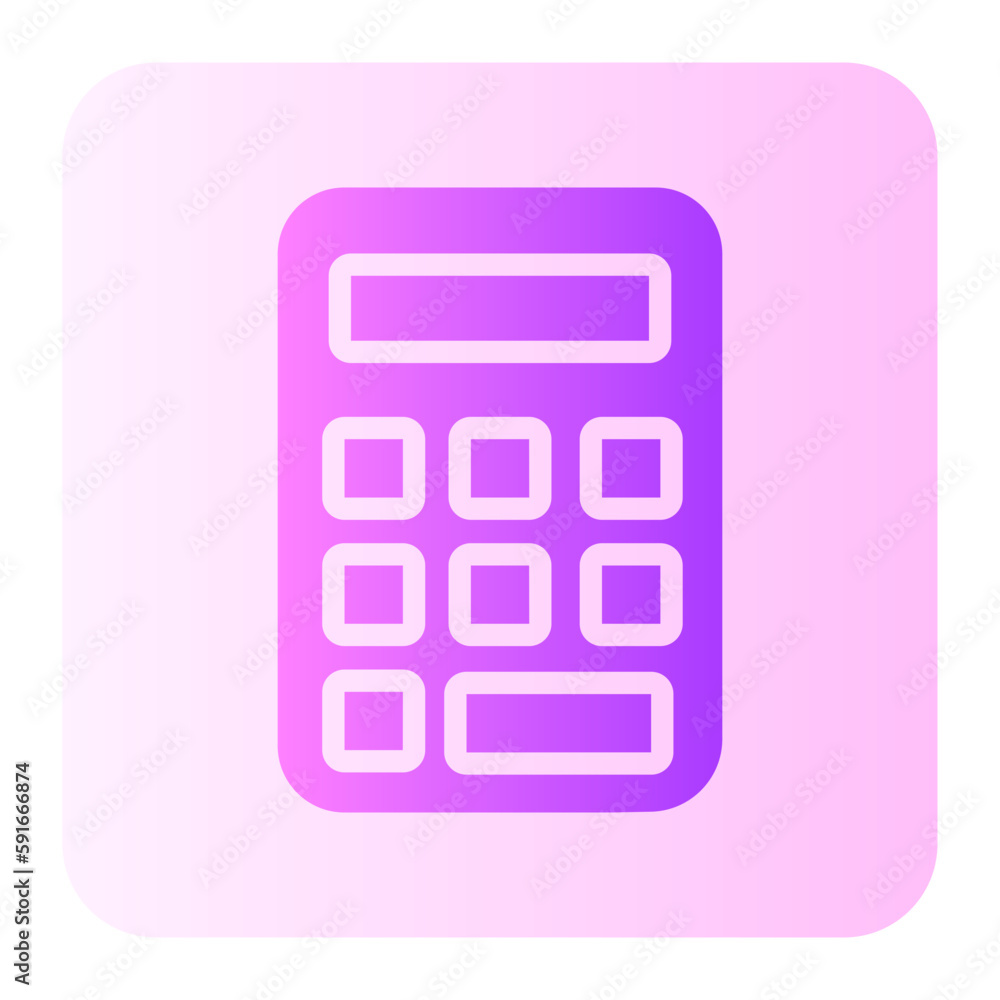 calculator gradient icon calculator gradient icon