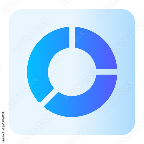 doughnut gradient icon