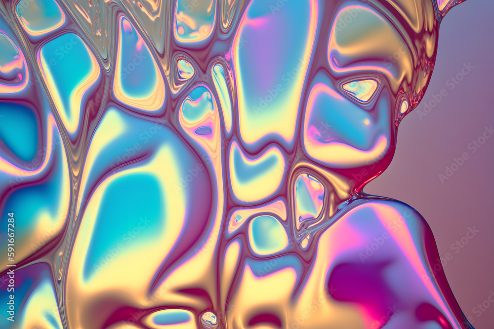 Molten, Fluid Metallic Texture Molten, Fluid Metallic Texture