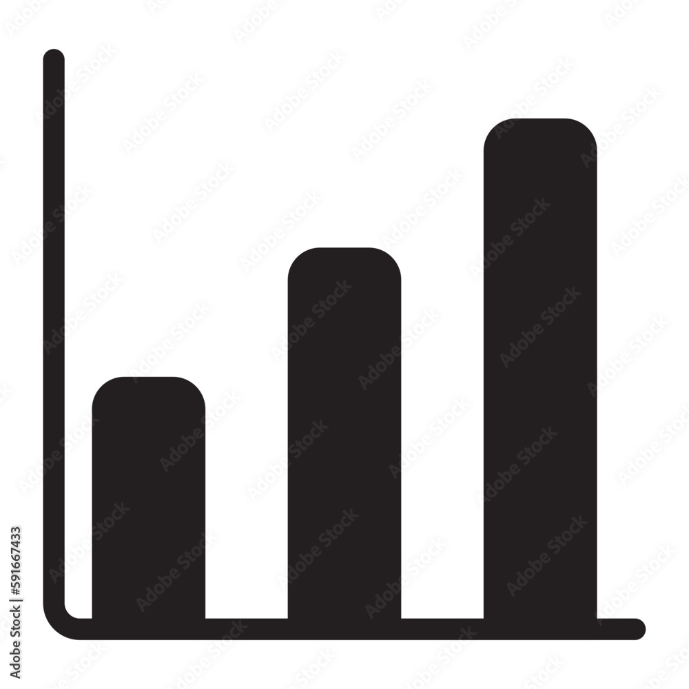 bar graph glyph icon bar graph glyph icon