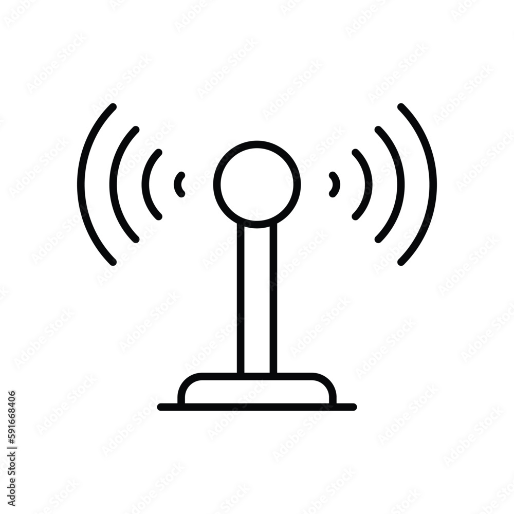 Broadcasting icon. Suitable for Web Page, Mobile App, UI, UX and GUI design Broadcasting icon. Suitable for Web Page, Mobile App, UI, UX and GUI design