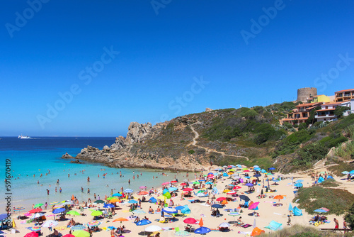 Spiaggia Rena Bianca, Santa Teresa di Gallura, provincia di Sassari, Sardegna, Italia, Europa