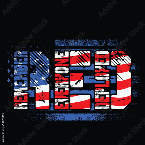 Remember Everyone Deployed Svg, Red Friday, American Flag