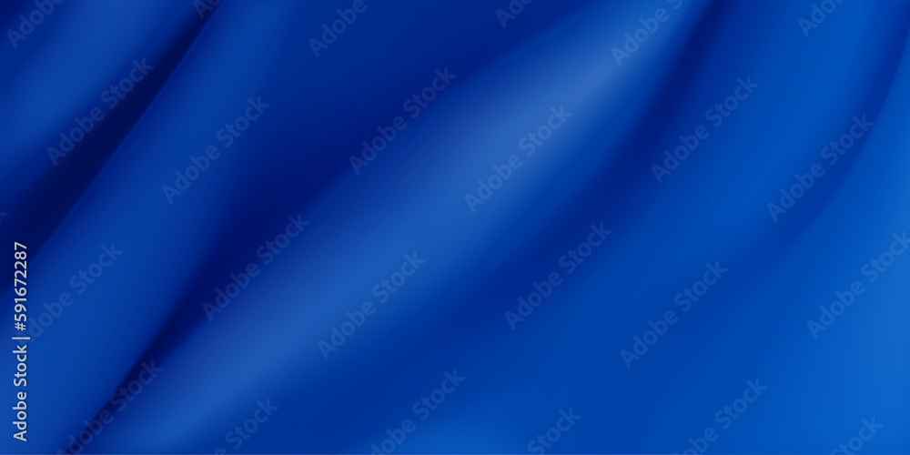 Background of blue fabric with several folds Background of blue fabric with several folds