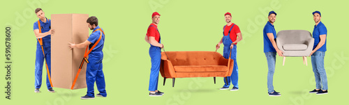Loaders with armchair on wh...