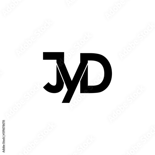 Free Download jyd lettering initial monogram logo design - GFXLoad
