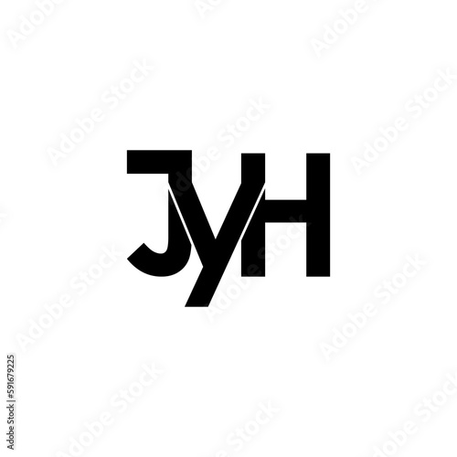 Free Download jyh typography letter monogram logo design - GFXLoad