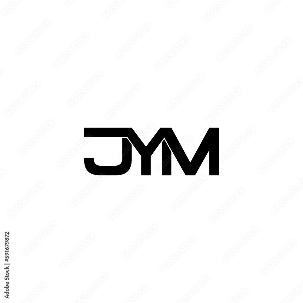 jym initial letter monogram logo design jym initial letter monogram logo design