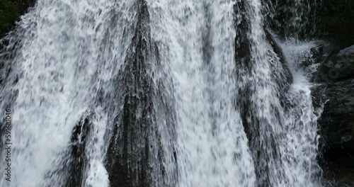 Wallpaper Mural Slow motion closeup shot of a waterfall Torontodigital.ca
