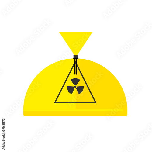 A radioactive contaminated garbage illustration.