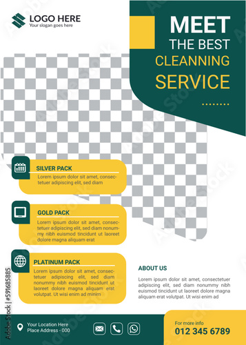 A4 flyer template, modern template and modern design, perfect for creative professional business flier.
Any poster, brochure cover, design, layout, space for photo background, vector illustration,