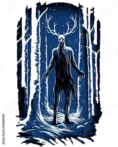 Wendigo in Woods